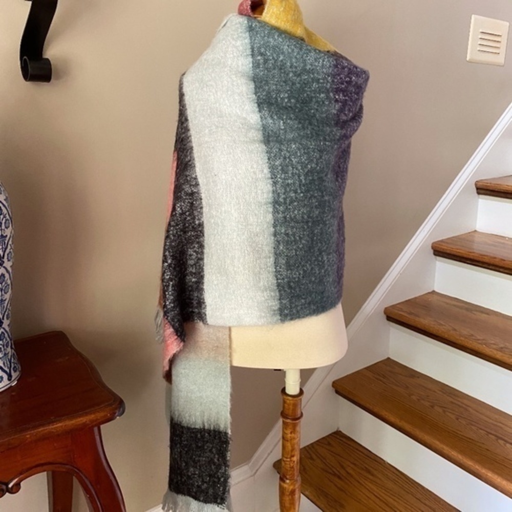 Anthropologie Oversized Blanket Scarf Wrap